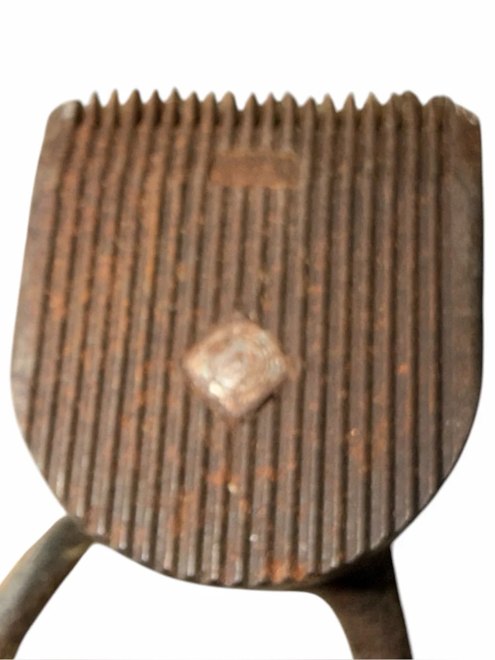 Vintage Manual Hair Clippers Antique Rusty Blade Plate Replacement Part Repair